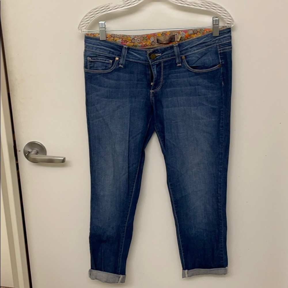 Paige denim cuffed pants